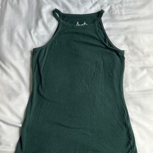 Green tank top
